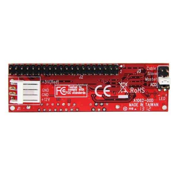 StarTech.com Conversor Adaptador IDE PATA 40-pin - SATA, 0.133 Gbit/s, Rojo