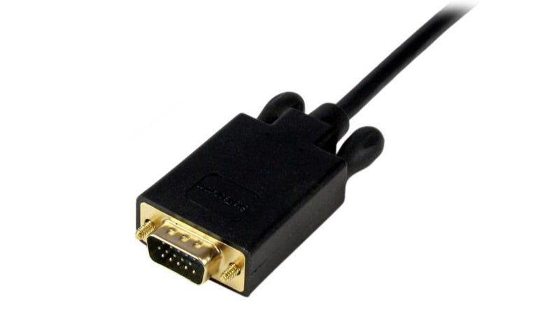 StarTech.com Cable Mini DisplayPort 1.2 Macho - VGA (D-Sub) Macho, 1080p, 1.8 Metros, Negro