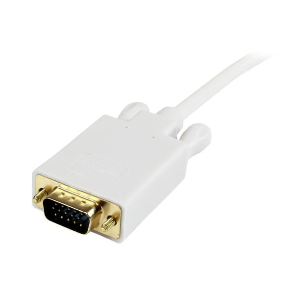 StarTech.com Cable Mini DisplayPort 1.2 Macho - VGA (D-Sub) Hembra, 1080p, 90cm, Blanco