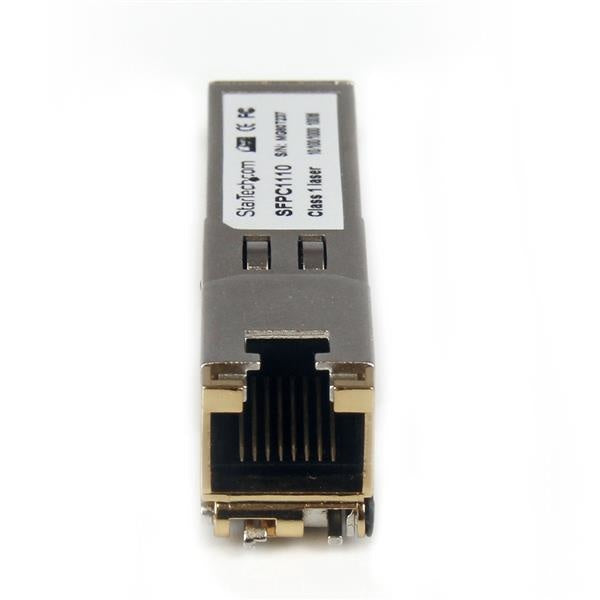StarTech.com Módulo Transceptor de Fibra Óptica SFP Gigabit Conector RJ45 Ethernet Compatible Cisco Mini GBIC, 100m