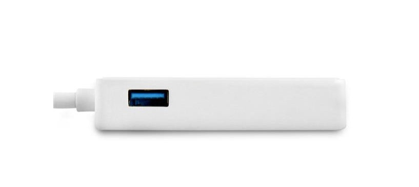 StarTech.com Tarjeta Ethernet Externa USB 3.0 con Hub, Alámbrico, 1x RJ-45, Blanco