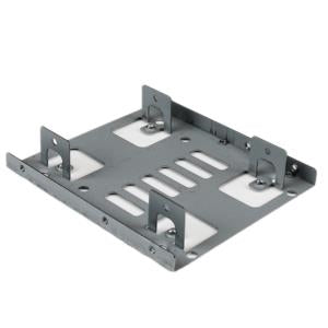 StarTech.com Bracket Adaptador Bandeja de Montaje 2 Unidades de Disco Duro de 2.5' a 3.5