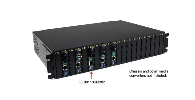 StarTech.com Convertidor de Medios Ethernet 10/100 Mbps a Fibra Monomodo Conector SC, 30km