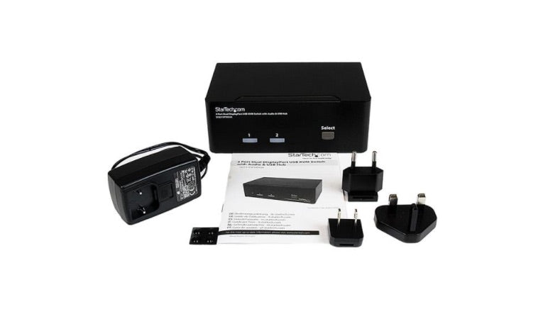 StarTech.com Switch KVM SV231DPDDUA, Alámbrico, USB/DisplayPort, 2 Puertos