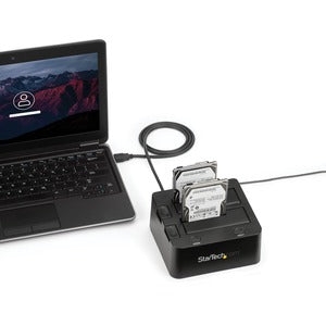 Startech.com Docking Station USB 3.0 para 2 Discos Duros, 2.5'/3.5', SATA