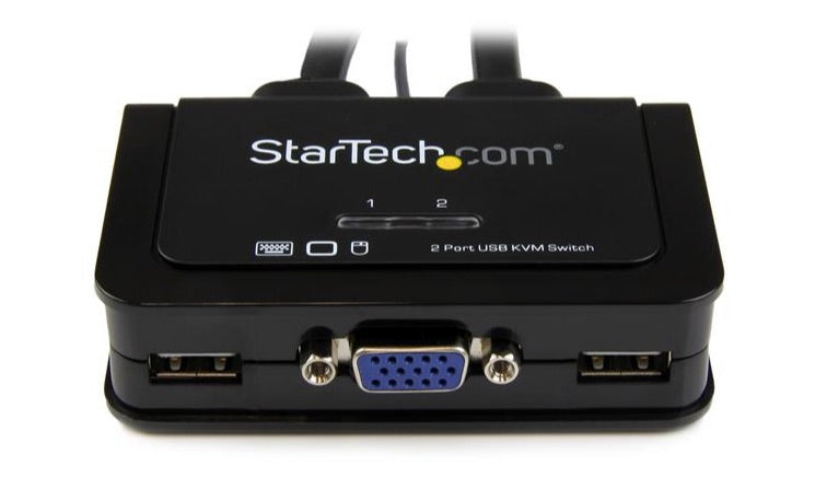 StarTech.com Cable Switch KVM SV211USB, USB+VGA, 85cm, Negro