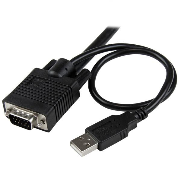 StarTech.com Cable Switch KVM SV211USB, USB+VGA, 85cm, Negro
