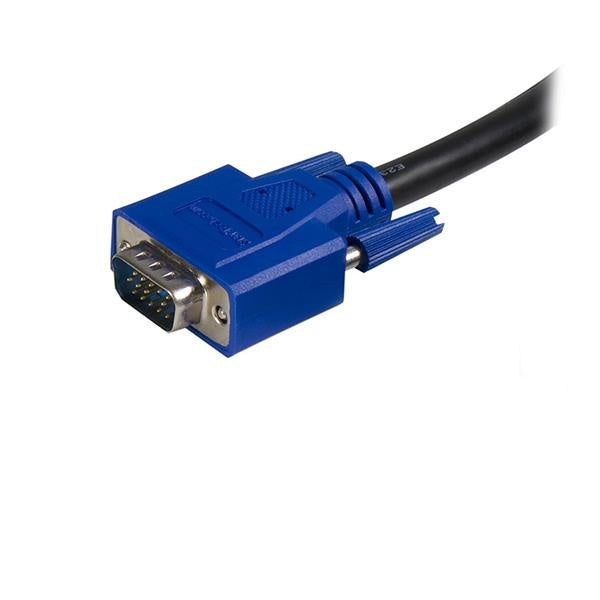 StarTech.com Cable KVM Universal 2 en 1 PS/2 HD-15 VGA, 3 Metros