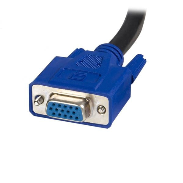StarTech.com Cable KVM Universal 2 en 1 PS/2 HD-15 VGA, 3 Metros