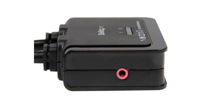 StarTech.com Switch KVM de 2 Puertos HDMI USB Audio con Cables Integrados