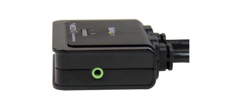 StarTech.com Switch KVM de 2 Puertos HDMI USB Audio con Cables Integrados