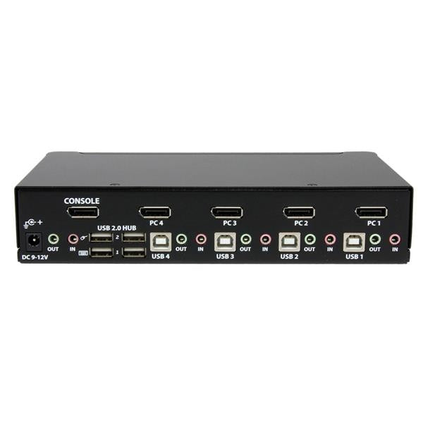 StarTech.com Switch KVM SV431DPUA, DisplayPort/USB, 4 Puertos