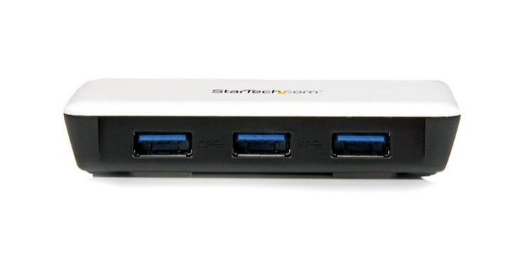 StarTech.com Adaptador de Red NIC Gigabit Ethernet Externo USB 3.0 con Hub Concentrador 3 Puertos con Alimentación