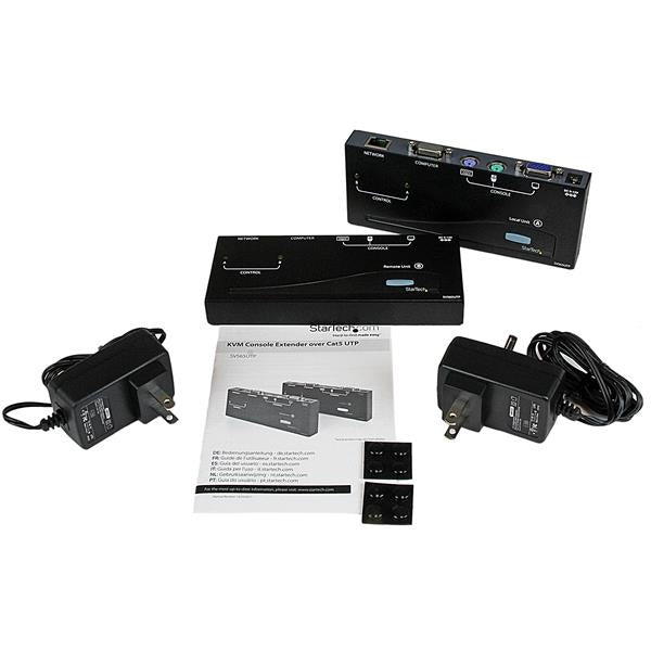 StarTech.com Extensor de Consola KVM PS/2 USB por Cable Cat5, 150 Metros