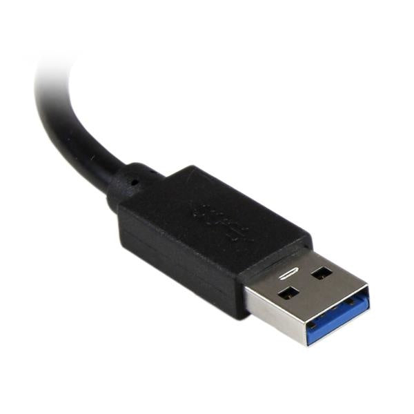 StarTech.com Hub USB A 3.0 de Aluminio con 3 Puertos USB y Adaptador de Red Ethernet Gigabit