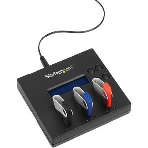 StarTech.com Duplicador/Borrador Autónomo de Memorias Flash USB 2.0, 1 a 2