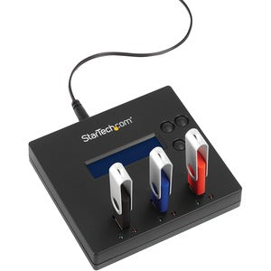StarTech.com Duplicador/Borrador Autónomo de Memorias Flash USB 2.0, 1 a 2