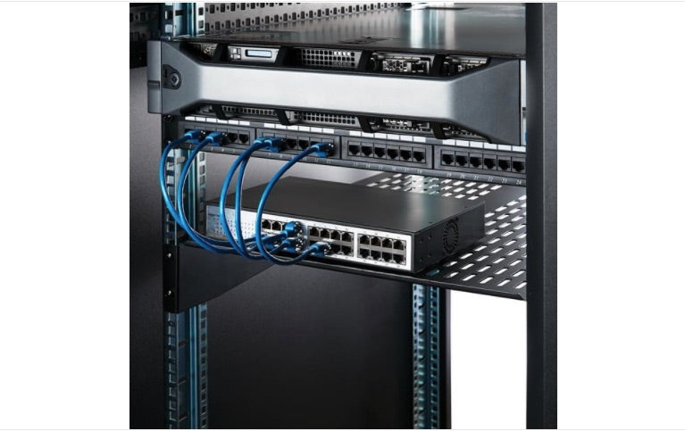 StarTech.com Estante Ventilado de Profundidad Fija, 2U, 22', max. 22KGs