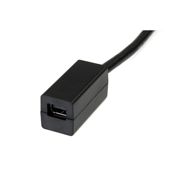 StarTech.com Adaptador DisplayPort 1.2 Macho - mini DisplayPort Hembra, 15cm, Negro