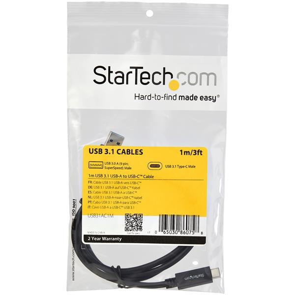 CABLE 1M USB-C USB A
