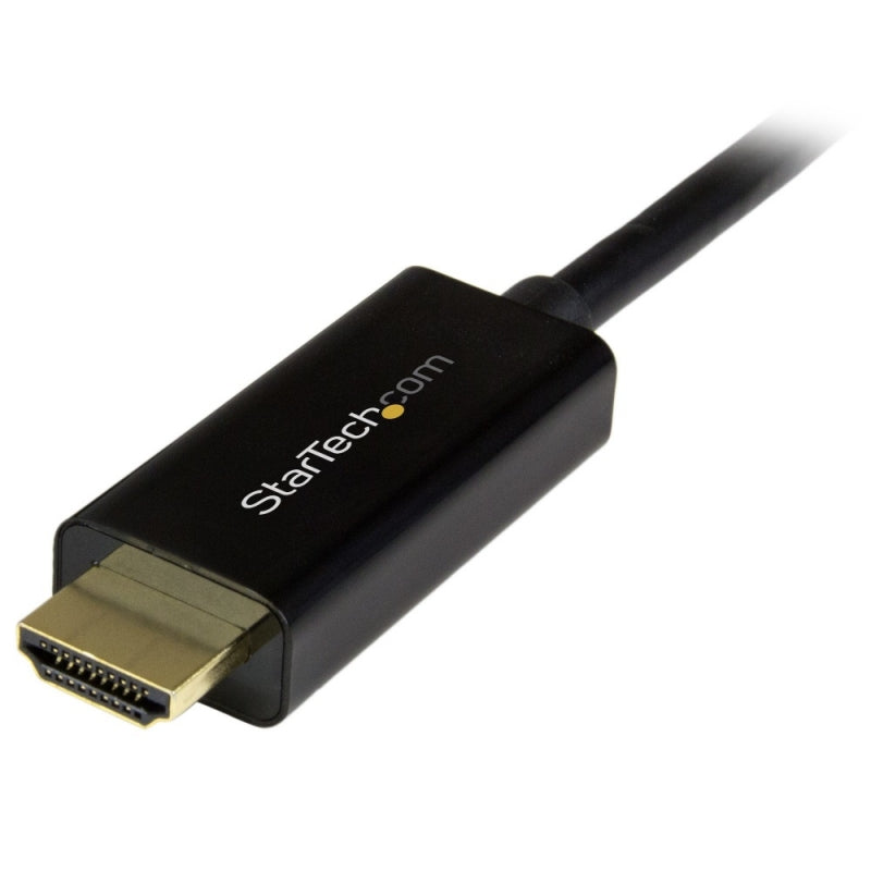 StarTech.com Cable DisplayPort 1.2 Macho - HDMI Macho, 4K, 30Hz, 2 Metros, Negro
