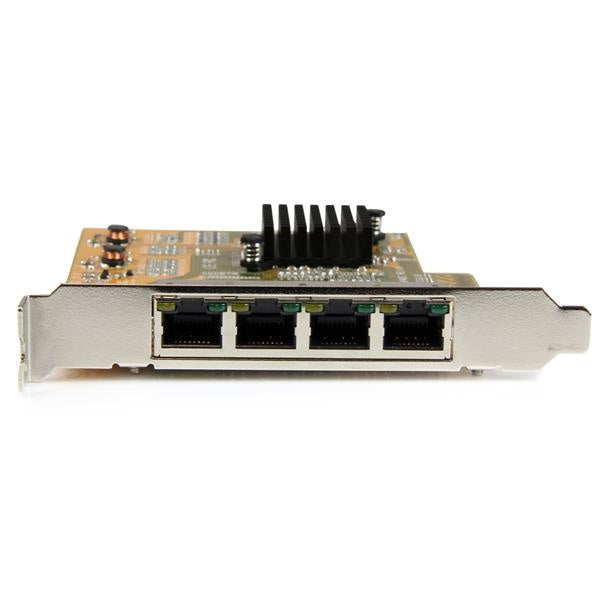 StarTech.com Tarjeta PCI Express Ethernet Gigabit de 4 Puertos RJ-45, Alámbrico, 2000 Mbit/s