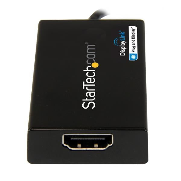 StarTech.com Adaptador Gráfico Externo Multi Monitor USB 3.0 Macho - HDMI Hembra Ultra HD 4K