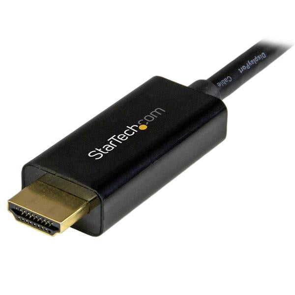 StarTech.com Cable Mini DisplayPort 1.2 Macho - HDMI Macho Ultra HD, 4K, 30Hz, 2 Metros, Negro
