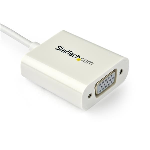 StarTech.com Adaptador de Video USB C - VGA, Blanco