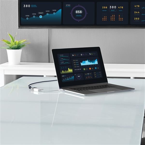 StarTech.com Adaptador de Video USB C - VGA, Blanco