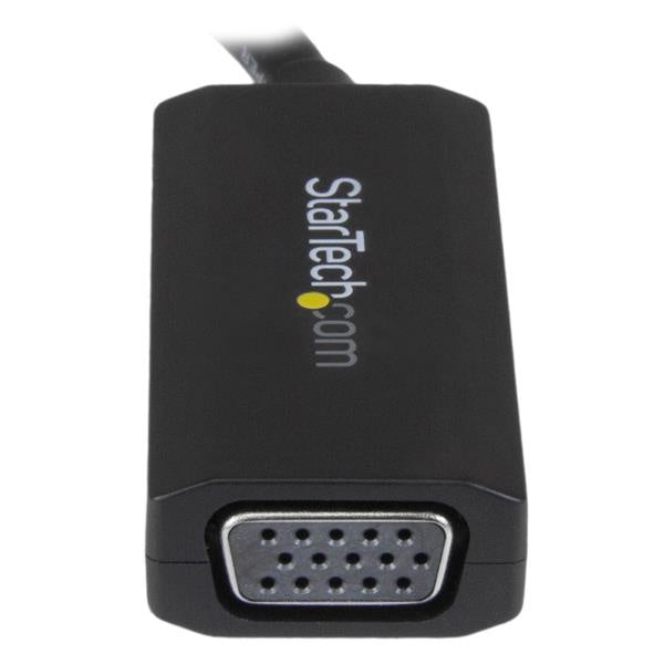 StarTech.com Adaptador de Video USB 3.0 Macho - VGA Hembra con Controladores Incorporados, Negro