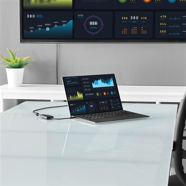 StarTech.com Adaptador de Video USB C - VGA, Negro