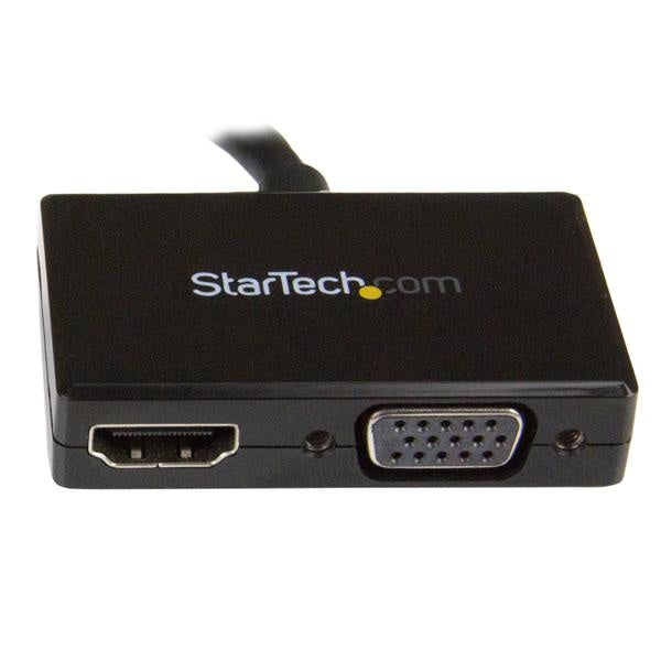 StarTech.com Adaptador DisplayPort 1.2 - HDMI/VGA, 1080p, Negro