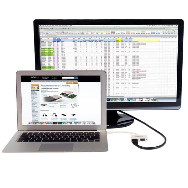 StarTech.com Adaptador Mini DisplayPort 1.2 - HDMI/VGA, 1080p, Blanco