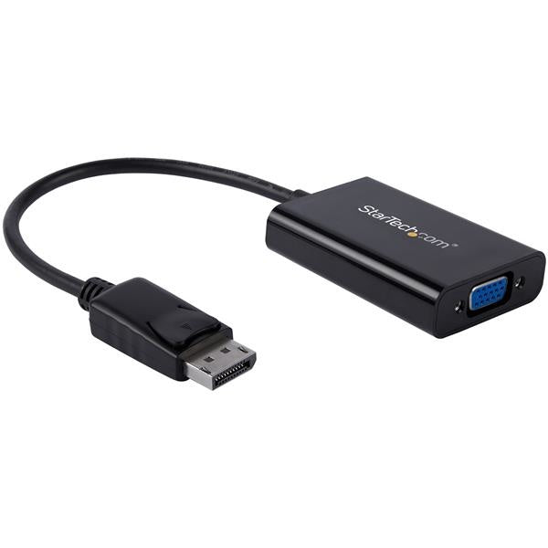 StarTech.com Adaptador de Video DisplayPort - VGA con Audio, Negro