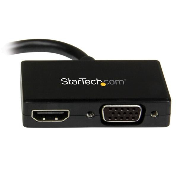 StarTech.com Adaptador Mini DisplayPort 1.2 - HDMI/VGA, 1080p, Negro