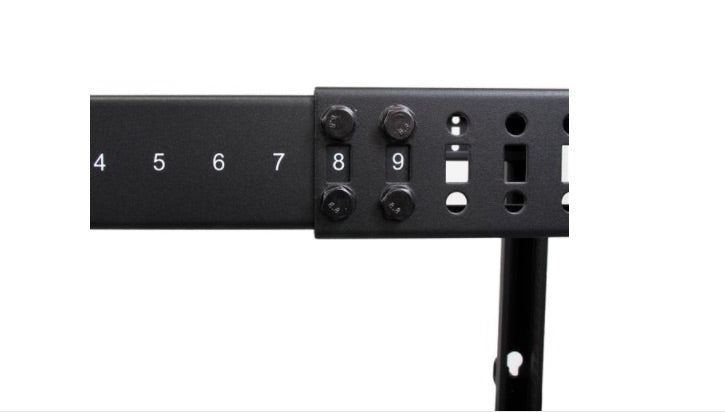 StarTech.com Rack de Marco Abierto con Profundidad Ajustable de 4 Columnas, 12U