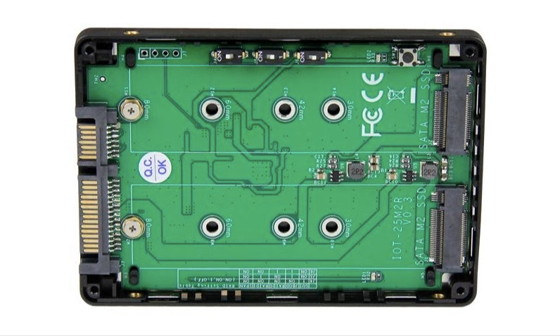 StarTech.com Adaptador Doble M.2 NGFF a SATA con RAID