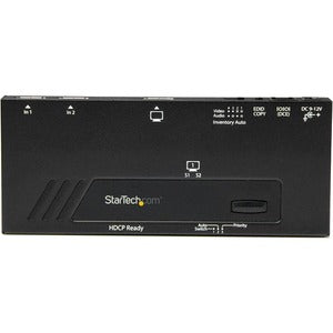 StarTech.com Switch Automático HDMI de 2 Puertos, Negro