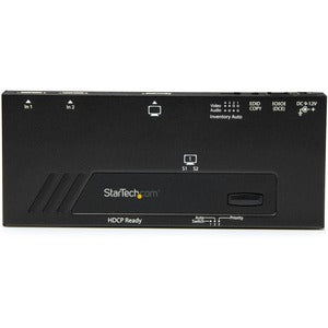 StarTech.com Switch Automático HDMI de 2 Puertos, Negro