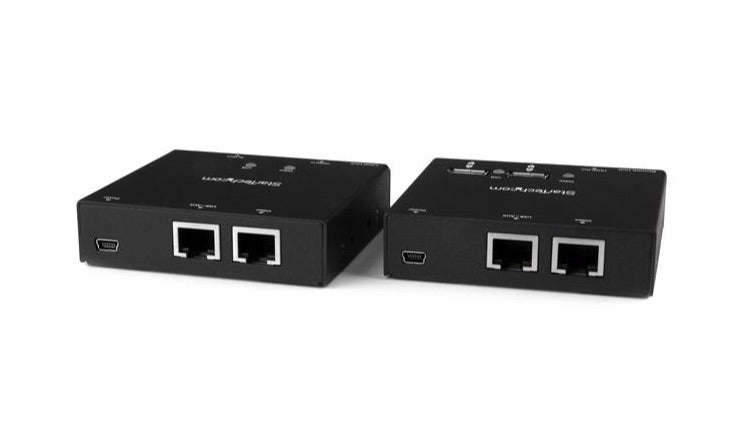 StarTech.com Transmisor y Receptor Alámbrico por Cable Cat5/Cat5e/Cat6, Entrada 2 x RJ-45 1 x HDMI, Salida 2 x RJ-45 1 x HDMI, hasta 50 Metros