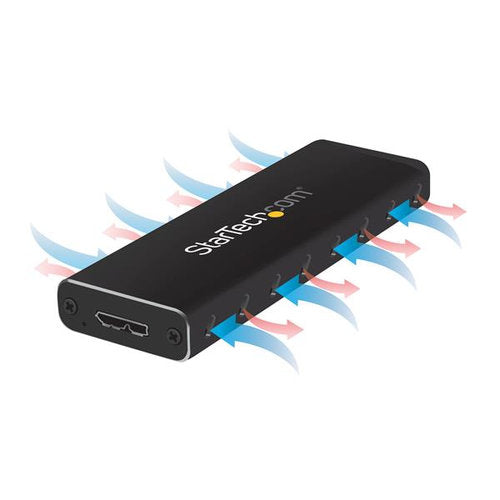 StarTech.com Adaptador SSD M.2 (SATA/B-Key/NGFF) a USB Micro-B con Gabinete Protector