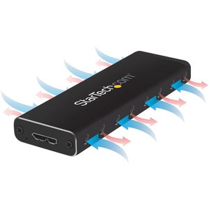StarTech.com Adaptador SSD M.2 (SATA/B-Key/NGFF) a USB Micro-B con Gabinete Protector