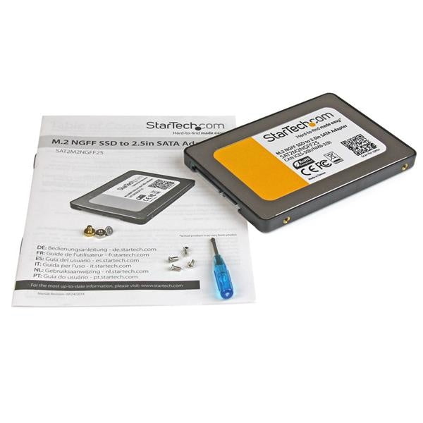 StarTech.com Adaptador SSD M.2 a SATA III, 2.5', con Carcasa Protectora