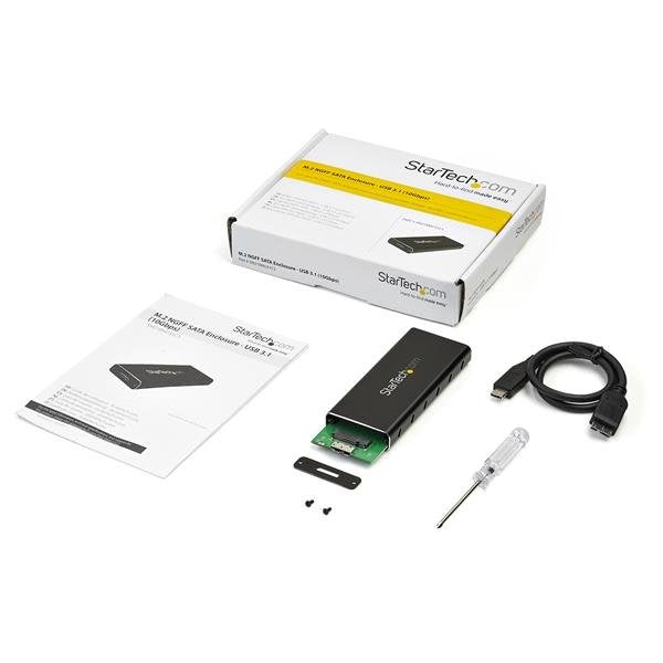 StarTech.com Gabinete Adaptador M.2 NGFF - USB 3.1 con Carcasa Protectora