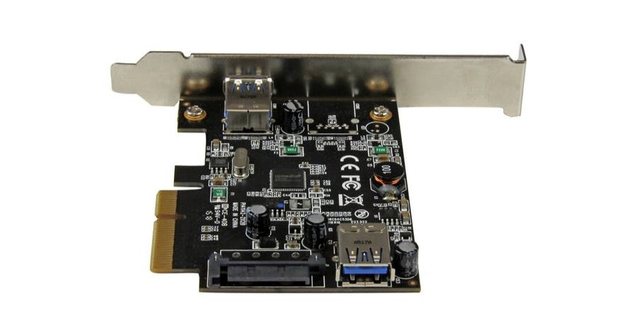 StarTech.com Tarjeta PCI Express de 2 Puertos USB 3.1 Gen 2 USB-A 1x Externo y 1x Interno