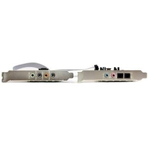 StarTech.com Tarjeta de Sonido con Sonido Envolvente, 7.1, 24-bit, PCI Express
