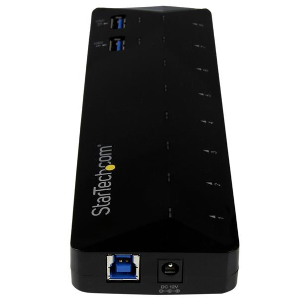 StarTech.com Hub USB 3.0, 10 Puertos USB 3.0, 5000 Mbit/s, Negro