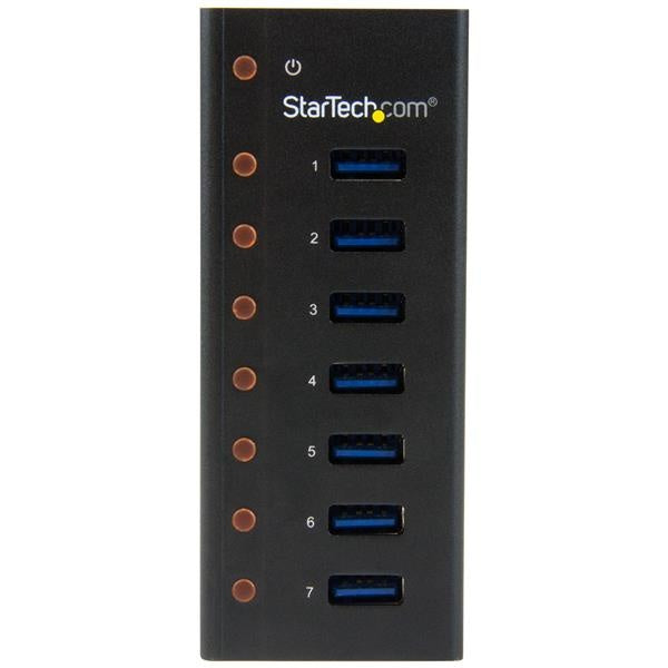 StarTech.com Hub USB 3.0 de 7 Puertos, 5000 Mbit/s, Negro