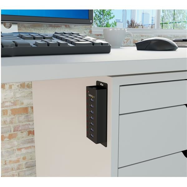 StarTech.com Hub USB 3.0 de 7 Puertos, 5000 Mbit/s, Negro
